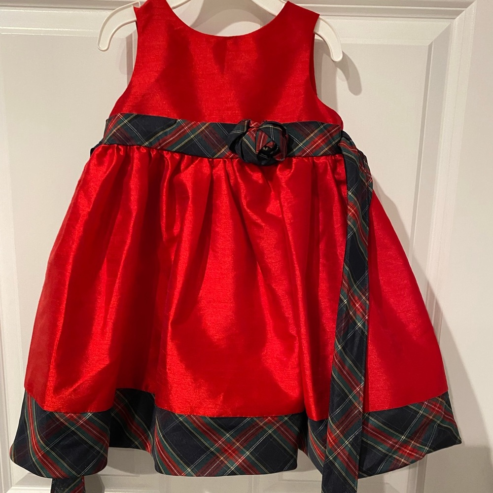 Laura Ashley Girl’s Red Dress Size 18 months